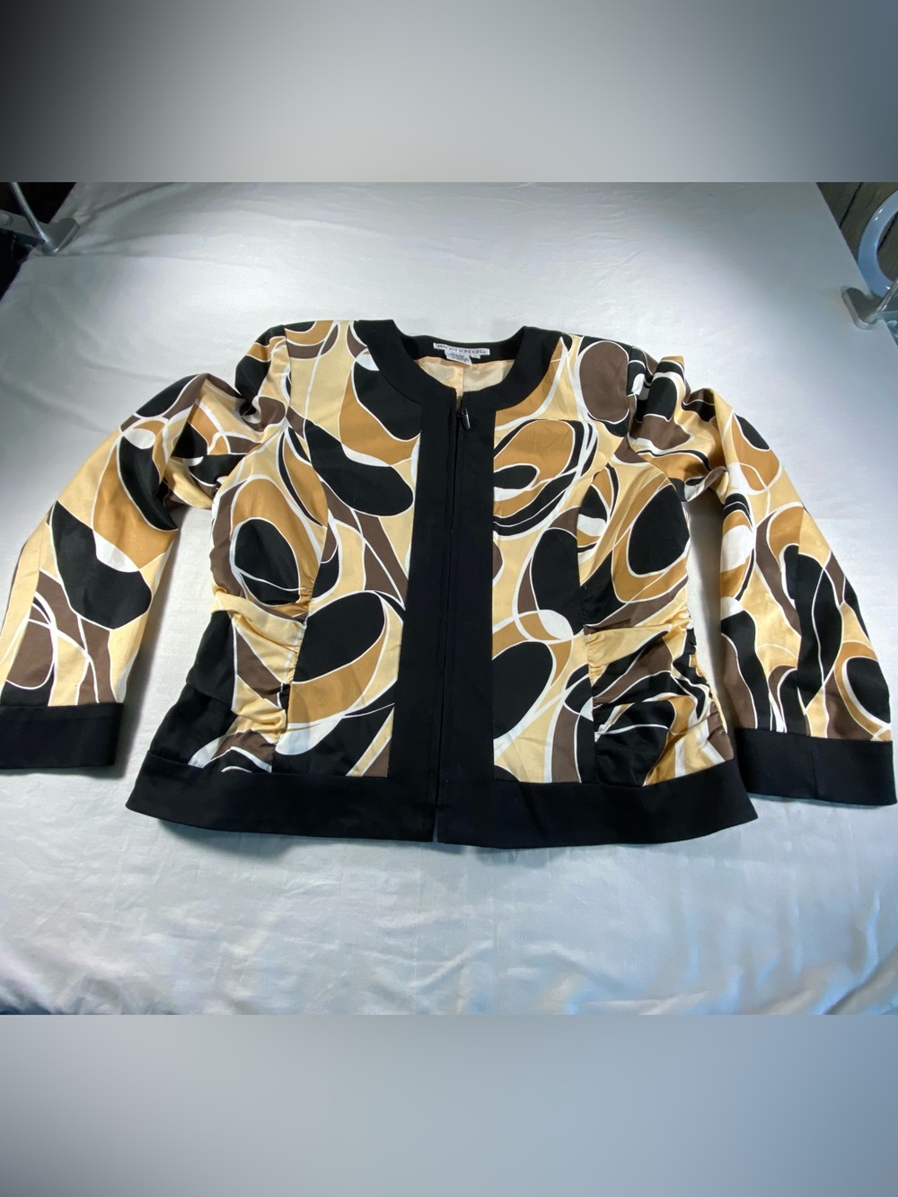Vintage Maggy London sz 10 Women’s Ladies Full Zip Front Jacket